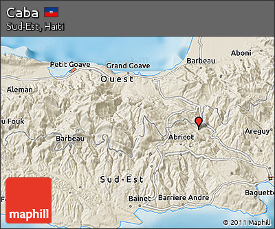 Shaded Relief 3D Map of Caba