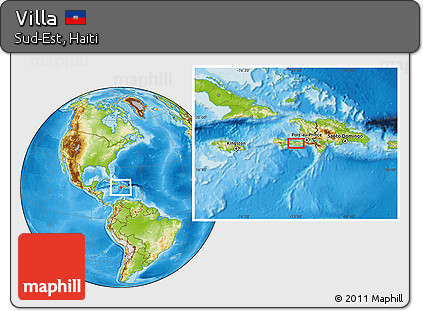 Physical Location Map of Villa