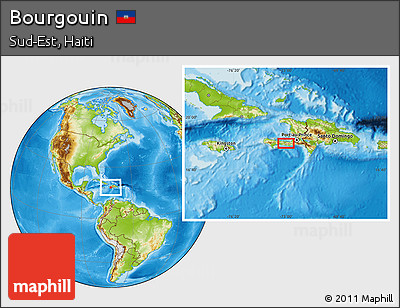 Physical Location Map of Bourgouin