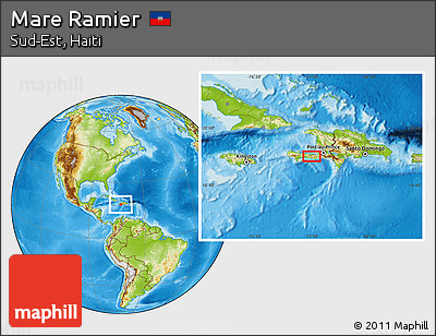 Physical Location Map of Mare Ramier