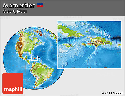 Physical Location Map of Mornertier