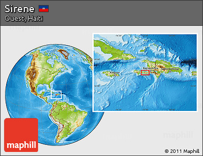 Physical Location Map of Sirene
