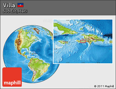 Physical Location Map of Villa