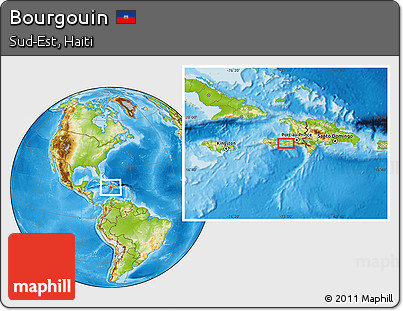 Physical Location Map of Bourgouin