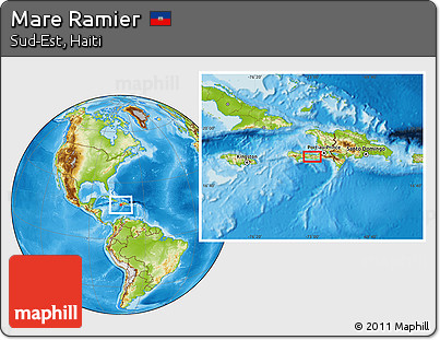 Physical Location Map of Mare Ramier