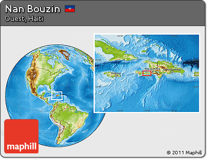 Physical Location Map of Nan Bouzin