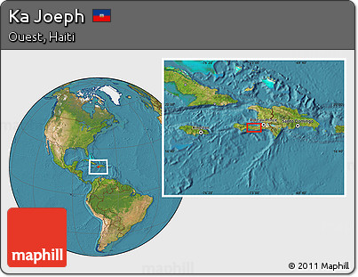 Satellite Location Map of Ka Joeph
