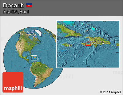 Satellite Location Map of Docaut