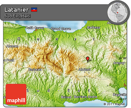 Physical Map of Latanier