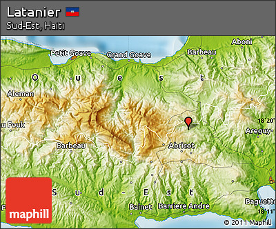 Physical Map of Latanier