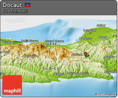 Physical Panoramic Map of Docaut
