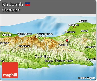 Physical Panoramic Map of Ka Joeph