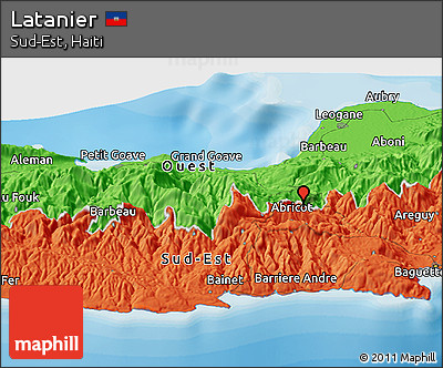 Political Panoramic Map of Latanier