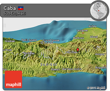Satellite Panoramic Map of Caba