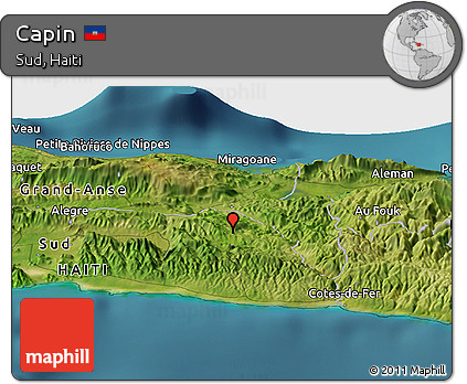 Satellite Panoramic Map of Capin