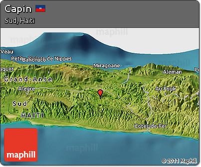 Satellite Panoramic Map of Capin
