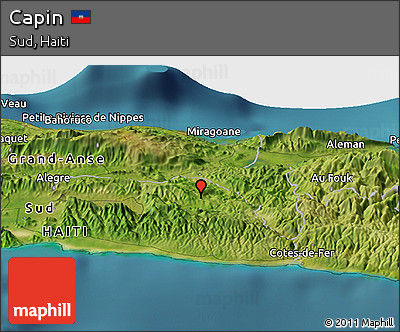 Satellite Panoramic Map of Capin