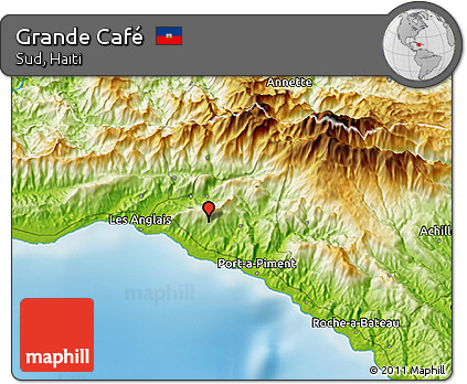 Physical 3D Map of Grande Café