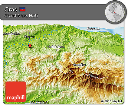 Physical 3D Map of Gras