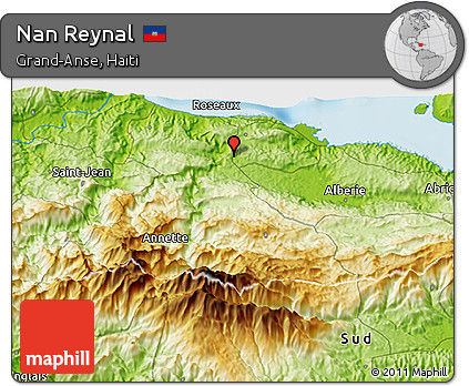 Physical 3D Map of Nan Reynal