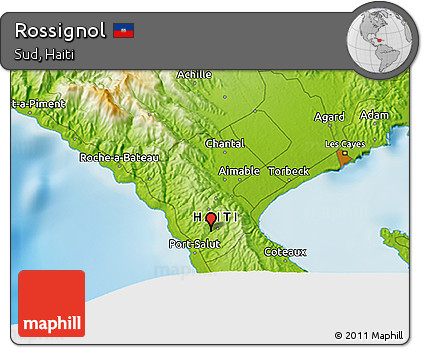 Physical 3D Map of Rossignol