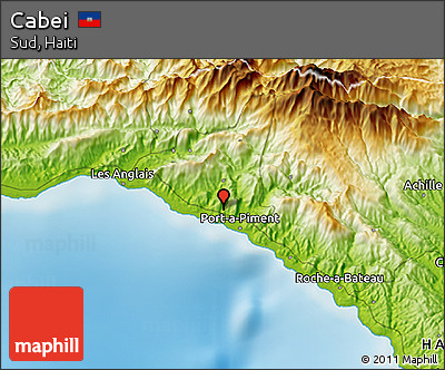 Physical 3D Map of Cabei