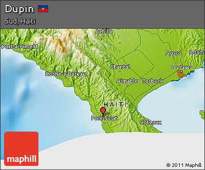 Physical 3D Map of Dupin