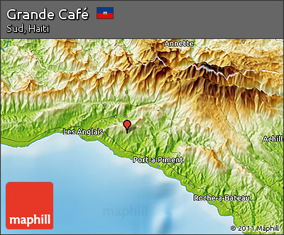 Physical 3D Map of Grande Café