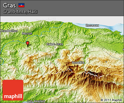 Physical 3D Map of Gras