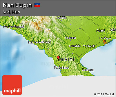 Physical 3D Map of Nan Dupin