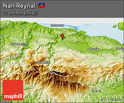 Physical 3D Map of Nan Reynal