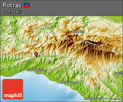 Physical 3D Map of Potras