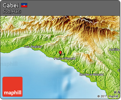 Physical 3D Map of Cabei