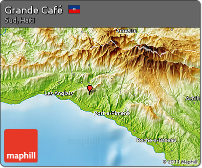 Physical 3D Map of Grande Café