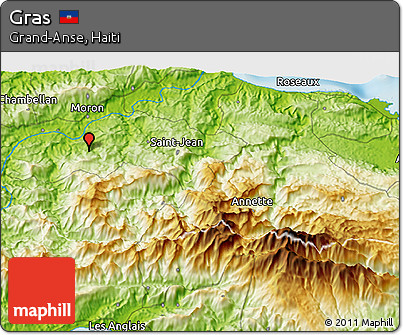Physical 3D Map of Gras
