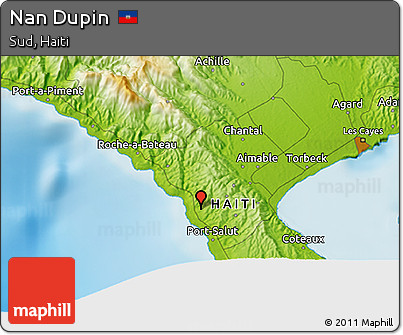 Physical 3D Map of Nan Dupin