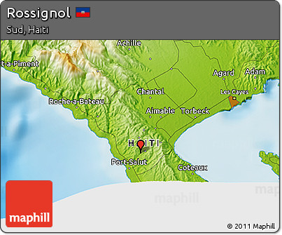 Physical 3D Map of Rossignol