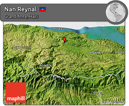 Satellite 3D Map of Nan Reynal