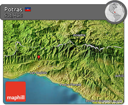 Satellite 3D Map of Potras