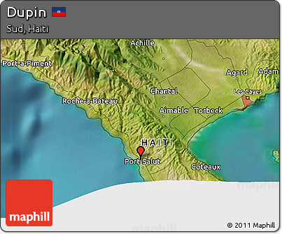 Satellite 3D Map of Dupin