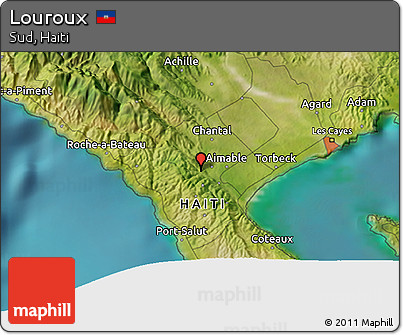 Satellite 3D Map of Louroux