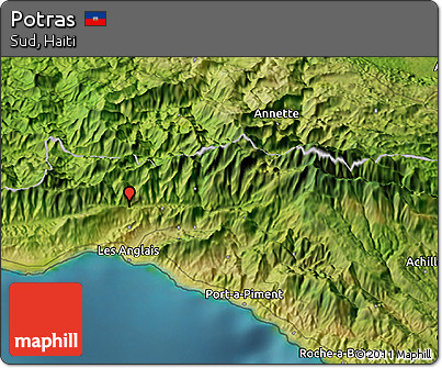 Satellite 3D Map of Potras