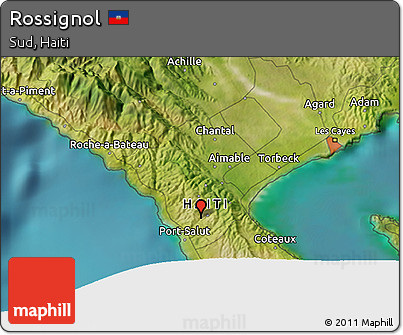 Satellite 3D Map of Rossignol