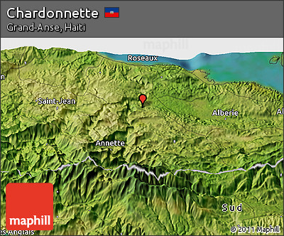 Satellite 3D Map of Chardonnette
