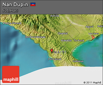 Satellite 3D Map of Nan Dupin
