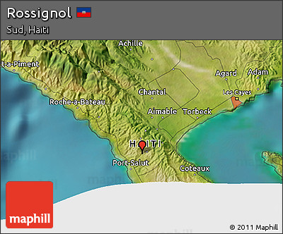 Satellite 3D Map of Rossignol