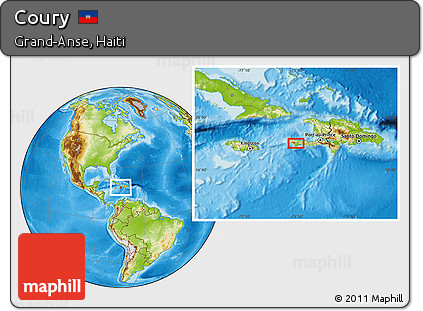 Physical Location Map of Coury
