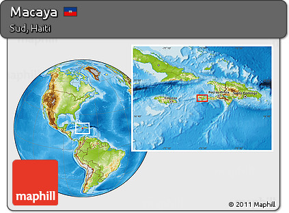 Physical Location Map of Macaya