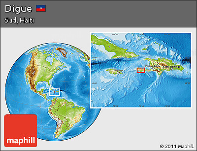 Physical Location Map of Digue