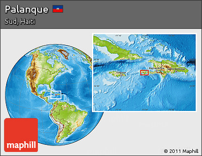 Physical Location Map of Palanque
